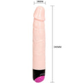 BAILE - Colorful Sex Realistisk Vibrator med Rotasjon 24 cm