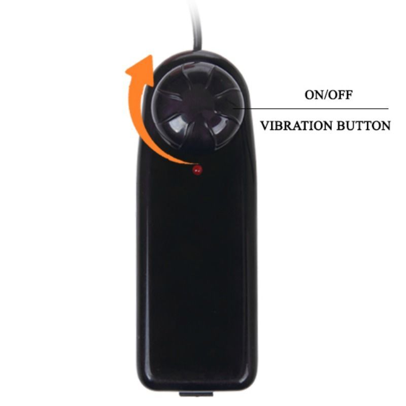 BAILE - The Big Realistisk Vibrator med Fjernkontroll 26 cm