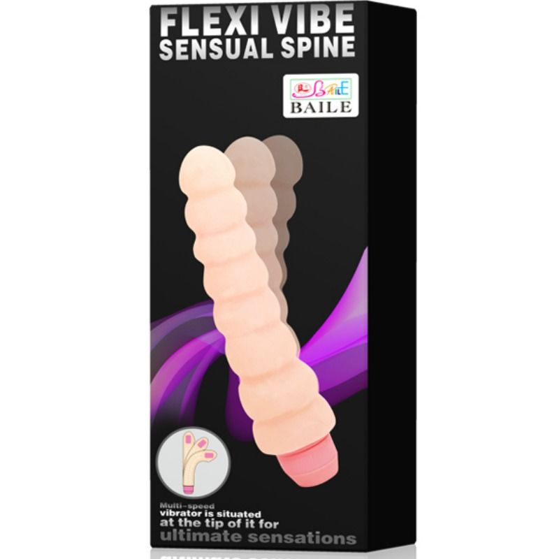 BAILE - Flexi Vibe Sensual Spine Bøyelig vibrator 19 cm