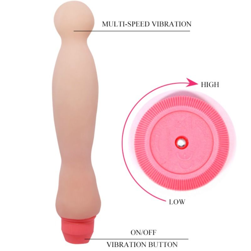 BAILE - Flexi Vibe Sensual Spine Bøyelig Vibrator 22 cm