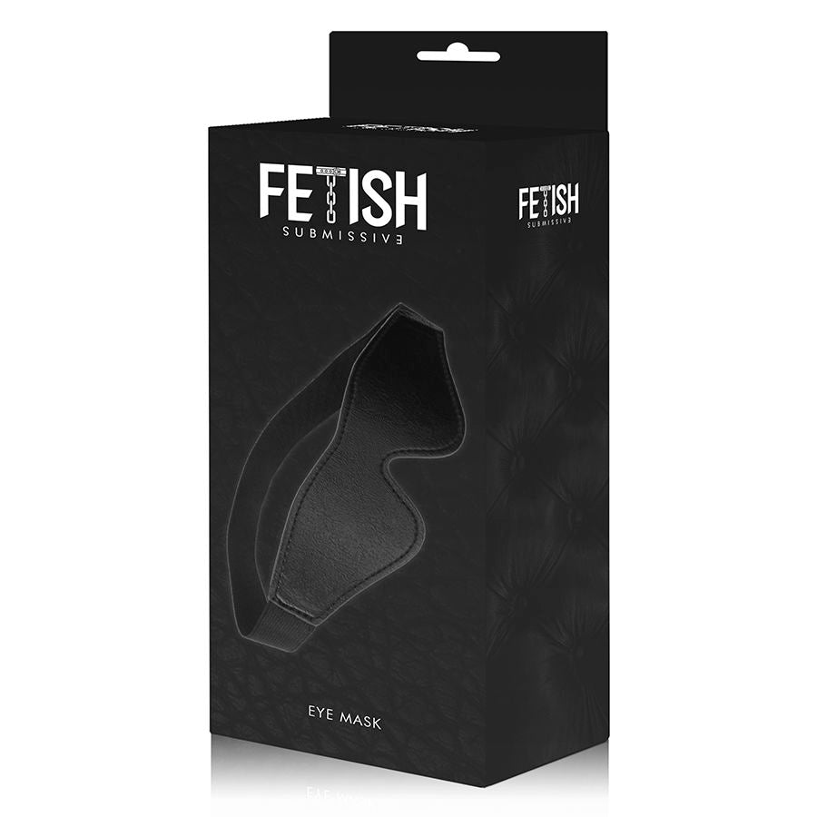 FETISH SUBMISSIVE - Maske i vegansk skinn med neoprenfôr
