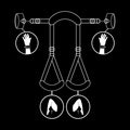 FETISH SUBMISSIVE - Bondagesett til Sengen