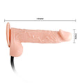 BAILE - Realistisk Oppblåsbar Dildovibrator med Fjernkontroll