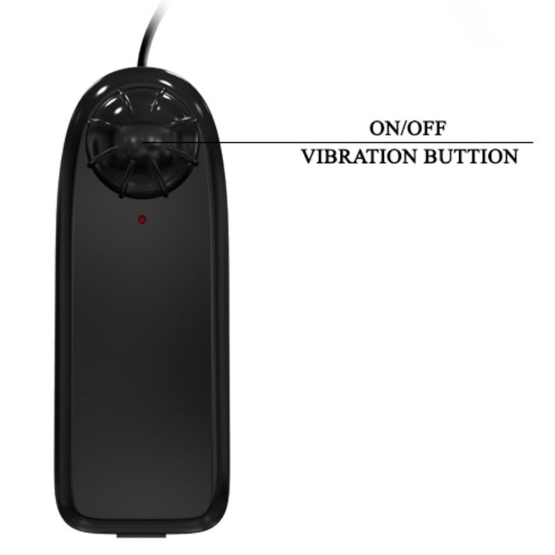 BAILE - Realistisk Oppblåsbar Dildovibrator med Fjernkontroll
