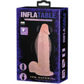 BAILE - Realistisk Oppblåsbar Dildovibrator med Fjernkontroll