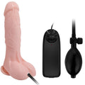BAILE - Realistisk Oppblåsbar Dildovibrator 18,8 cm
