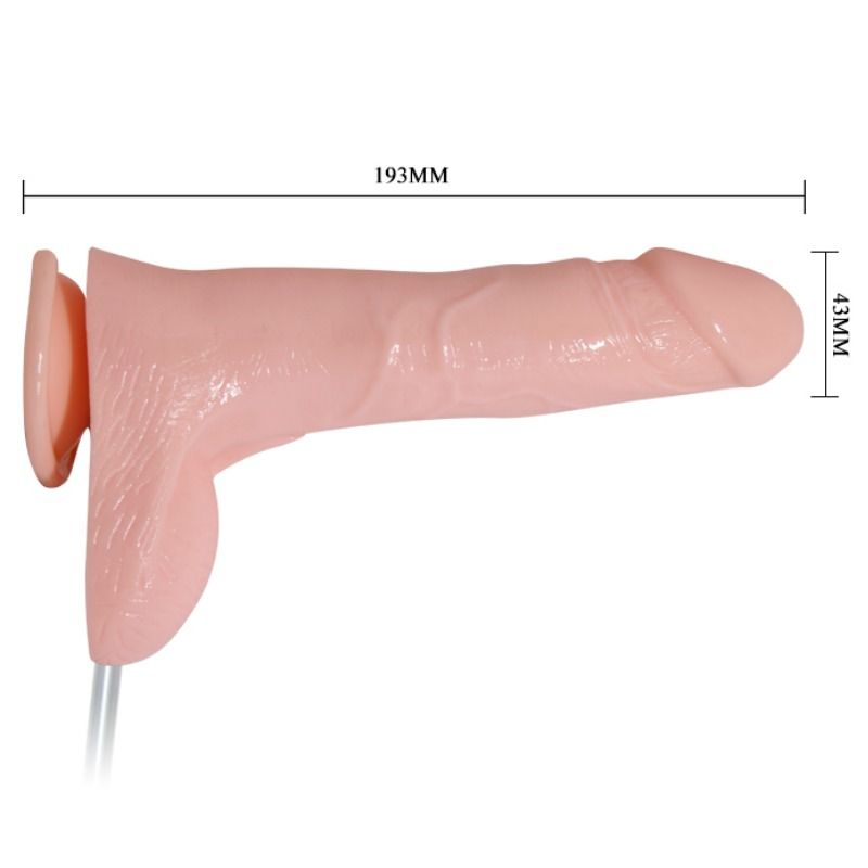 BAILE - Realistisk vibrerende dildo med ejakulasjonsfunksjon