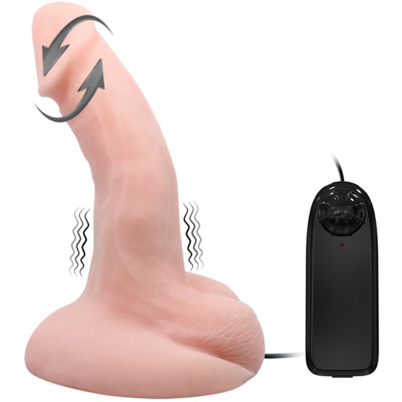 BAILE - Arbitrariness Realistisk Dildovibrator med Rotasjon