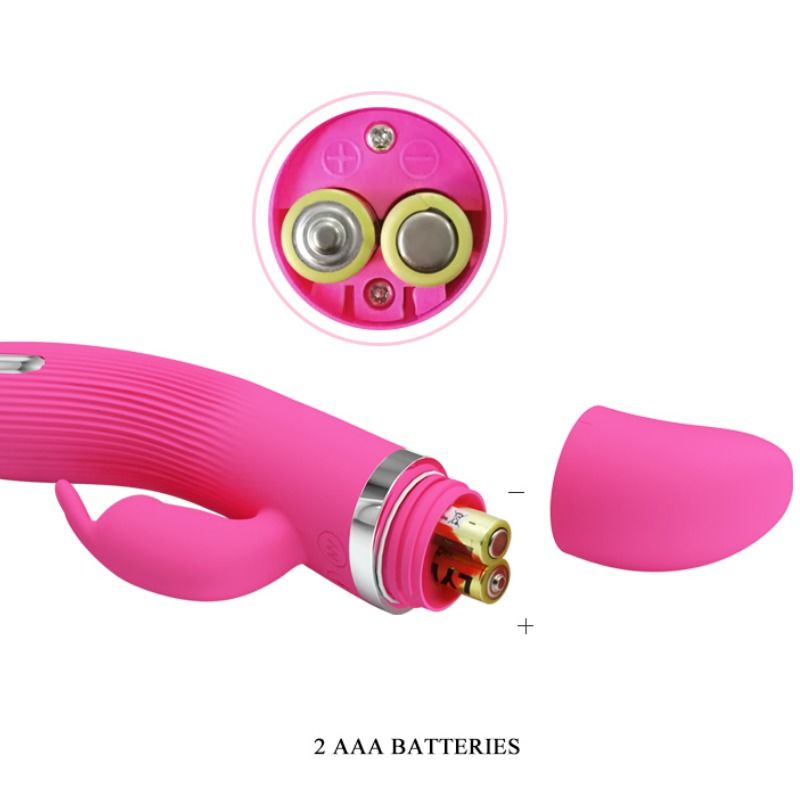 PRETTY LOVE - Flirtation Ingram Rabbitvibrator med Elektrosjokk