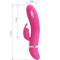 PRETTY LOVE - Flirtation Ingram Rabbitvibrator med Elektrosjokk