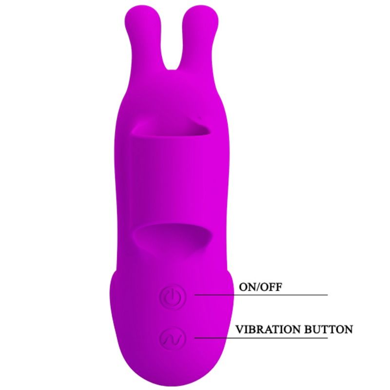 PRETTY LOVE - Smart Oppladbar Fingervibrator med Kanin