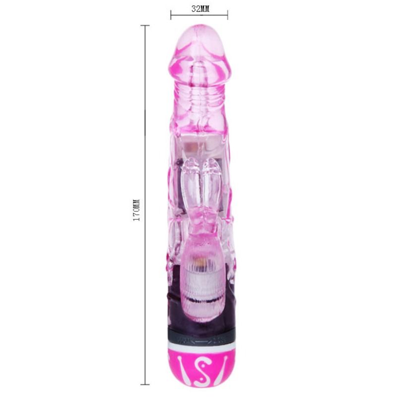 BAILE - Rabbitvibrator med Klitorisstimulator Rosa