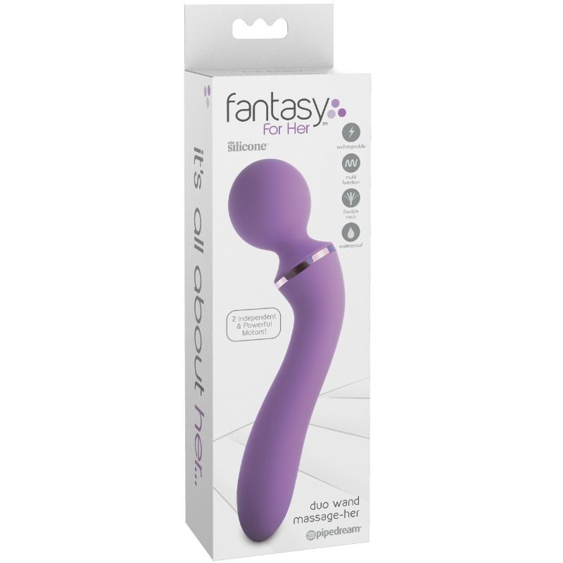 FANTASY FOR HER - Duo Wand Massage-Her Dobbeltvibrator
