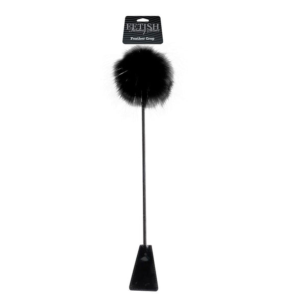 FETISH FANTASY - Fjærpisk Sort 60 cm