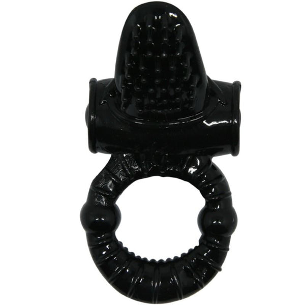 BAILE - Sweet Ring Vibrerende Penisring med Kanin Sort