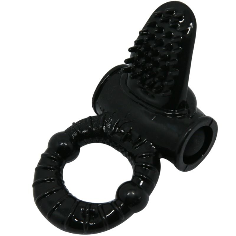BAILE - Sweet Ring Vibrerende Penisring med Kanin Sort
