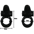 BAILE - Sweet Ring Vibrerende Penisring med Kanin Sort