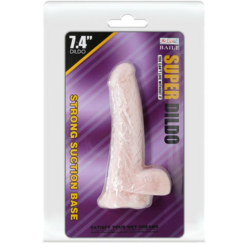 BAILE - Superrealistisk Dildo Naturlig 18,8 cm