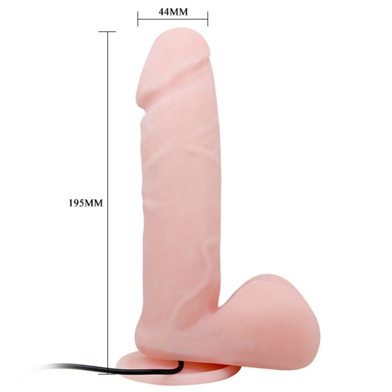 BAILE - Oliver Realistisk Vibrator med Rotasjon