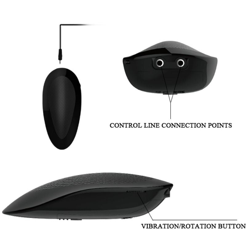 BAILE - Oliver Realistisk Vibrator med Rotasjon