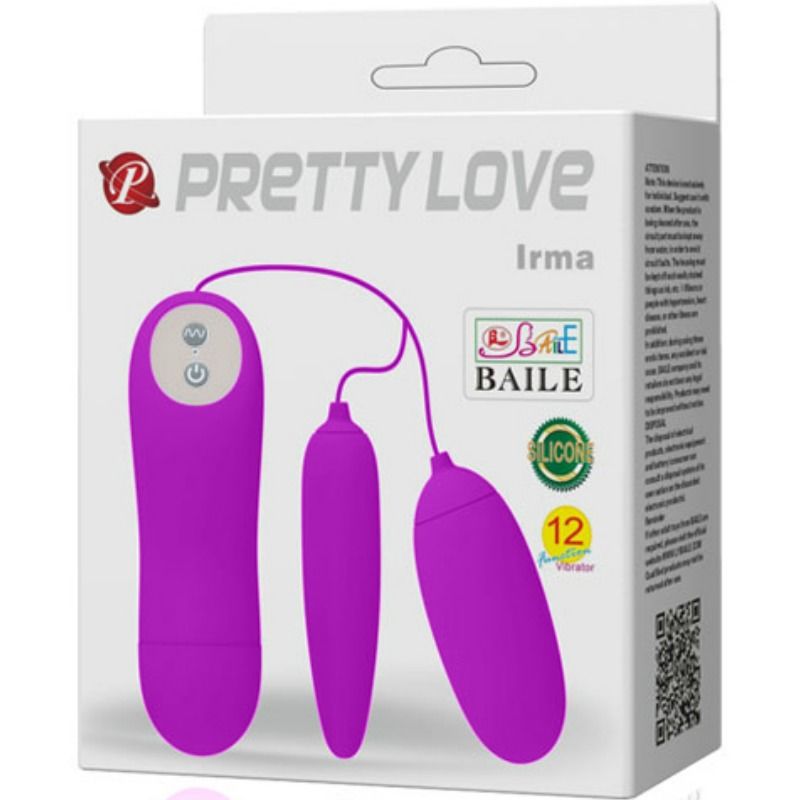 PRETTY LOVE - Irma Dobbelt Vibrerende Egg
