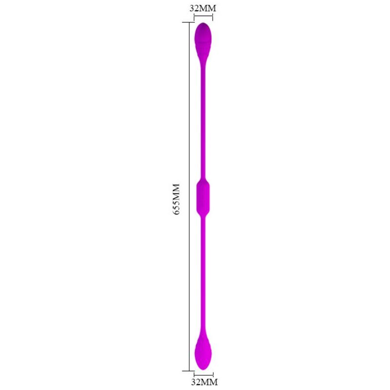 PRETTY LOVE - Dream Lovers Whip Unisex Dobbeltvibrator