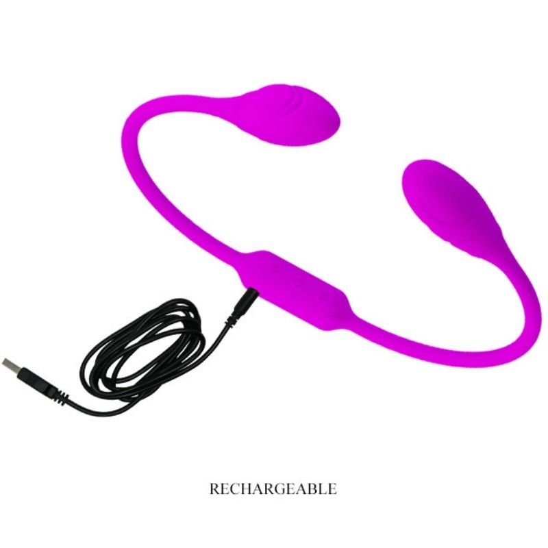 PRETTY LOVE - Dream Lovers Whip Unisex Dobbeltvibrator