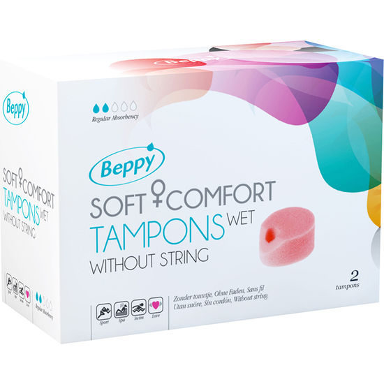 BEPPY - Soft-Comfort Tamponger Fuktig 2 stk
