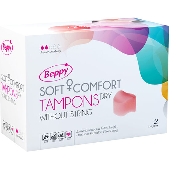 BEPPY - Soft-Comfort Tamponger Tørr 2 stk
