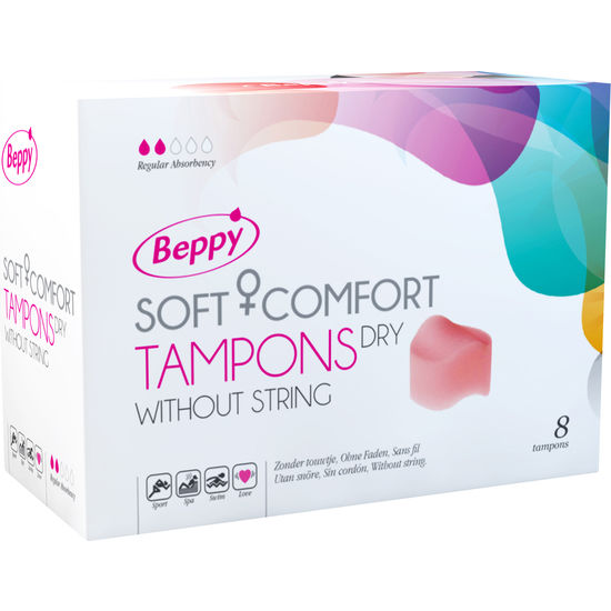 BEPPY - Soft-Comfort Tamponger Tørr 8 stk