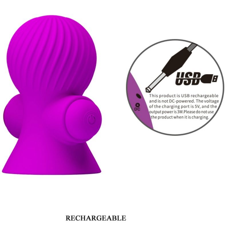 PRETTY LOVE - Vibrerende Brystvortestimulatorer 12 Moduser