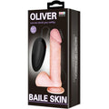 BAILE - Oliver Realistisk vibrerende dildo med fjernkontroll