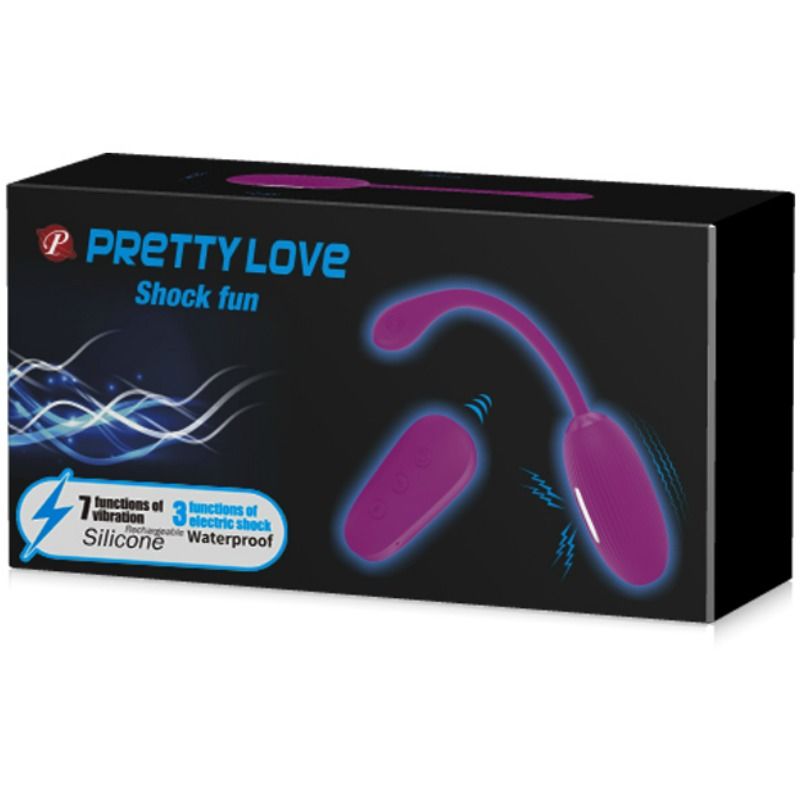PRETTY LOVE - Shock Fun Vibrerende Egg med Elektrosjokk