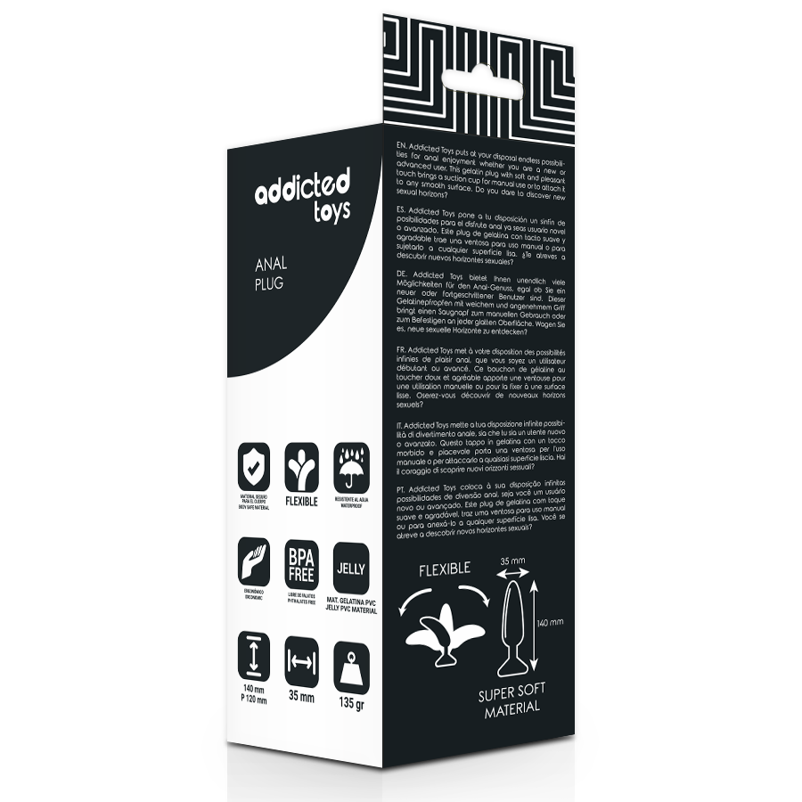 ADDICTED TOYS - Analplugg 13,5 cm