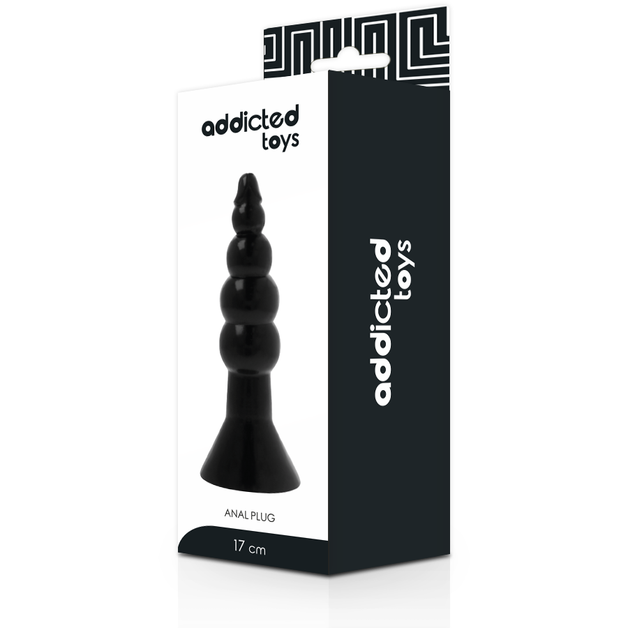 ADDICTED TOYS - Analplugg Sort 17 cm