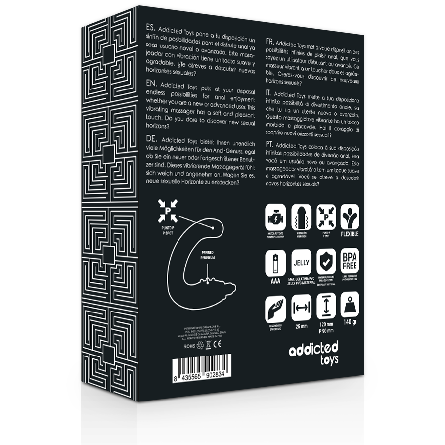 ADDICTED TOYS - Analmassasjeapparat