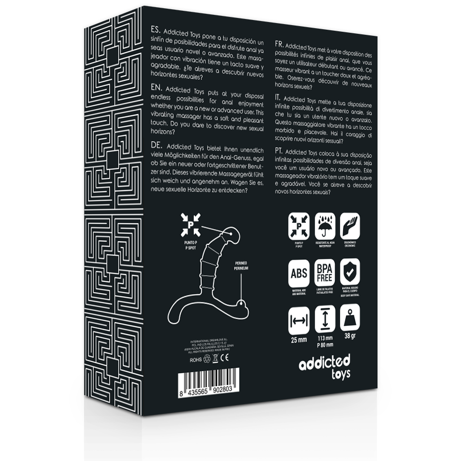 ADDICTED TOYS - Prostata Analmassasjeapparat