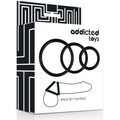 ADDICTED TOYS - Penisringsett Sort