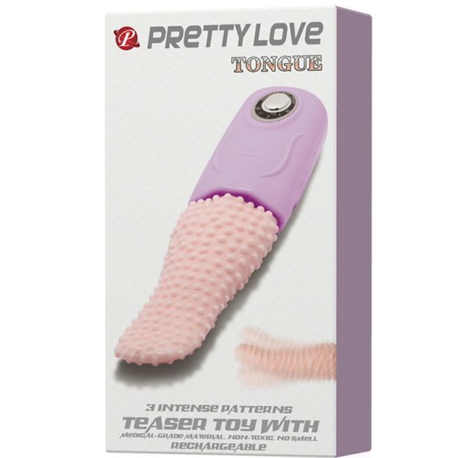 PRETTY LOVE - Smart Tongue Vibrerende Tunge med Rotasjon