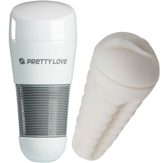 PRETTY LOVE - Kitty Vagina-masturbator Hvit