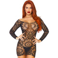 LEG AVENUE - Langermet Blonde-Minikjole