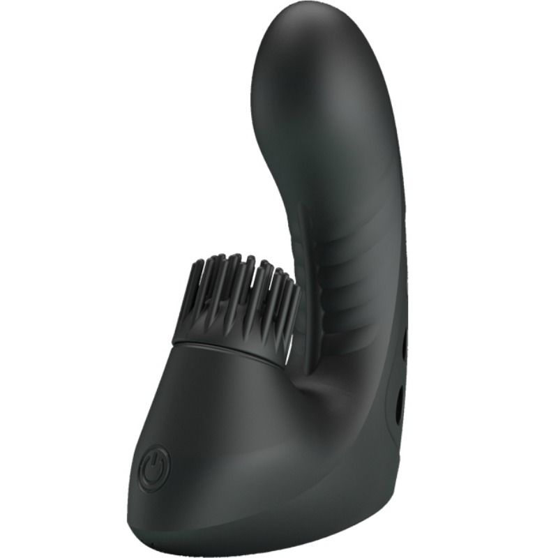 PRETTY LOVE - Magic Drill Vibrerende Fingerhette med Rotasjon