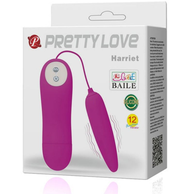 PRETTY LOVE - Harriet Vibrerende Egg med Klitorisstimulator
