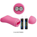 BAILE - Romantic Wave Vibrerende Brystvorteklyper med Elektrosjokk Fuchsia
