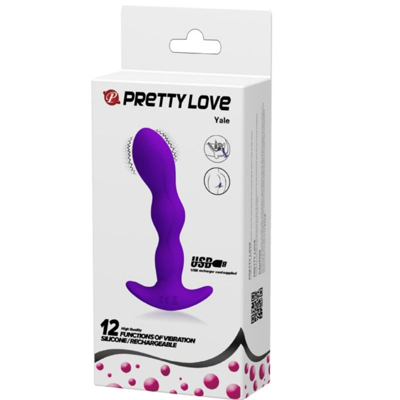 PRETTY LOVE - Prostatamassasjeapparat 12 Vibrasjonsmoduser Lilla