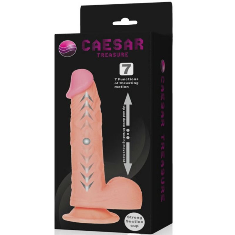 BAILE - Caesar Realistisk Dildo Up & Down med Fjernkontroll