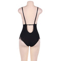 SUBBLIME - Queen Plus Teddy med transparente partier og frynser