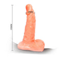 BAILE - Strap-on med realistisk penis og justerbar truse 15,5 cm
