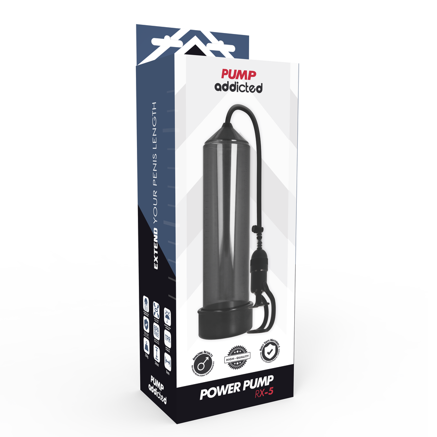 PUMP ADDICTED - Rx5 Penispumpe Sort