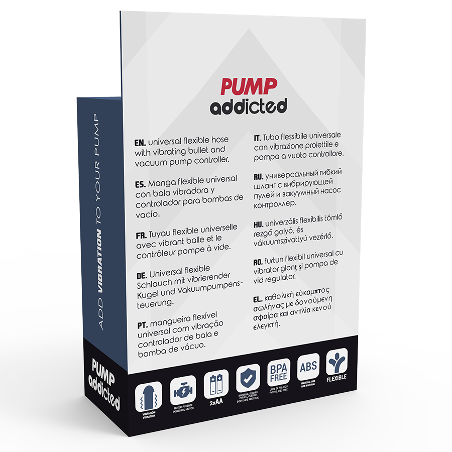 PUMP ADDICTED - Vibrerende Bullet (Pumpetilbehør)